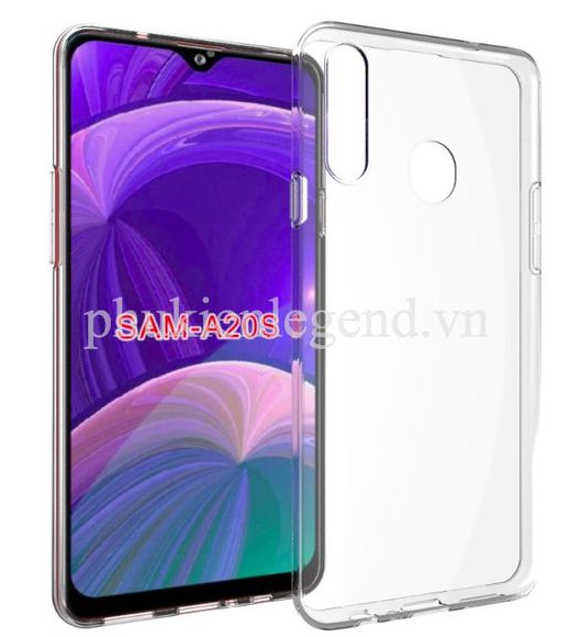 Ốp lưng silicon dẻo trong suốt Samsung Galaxy A20s siêu mỏng