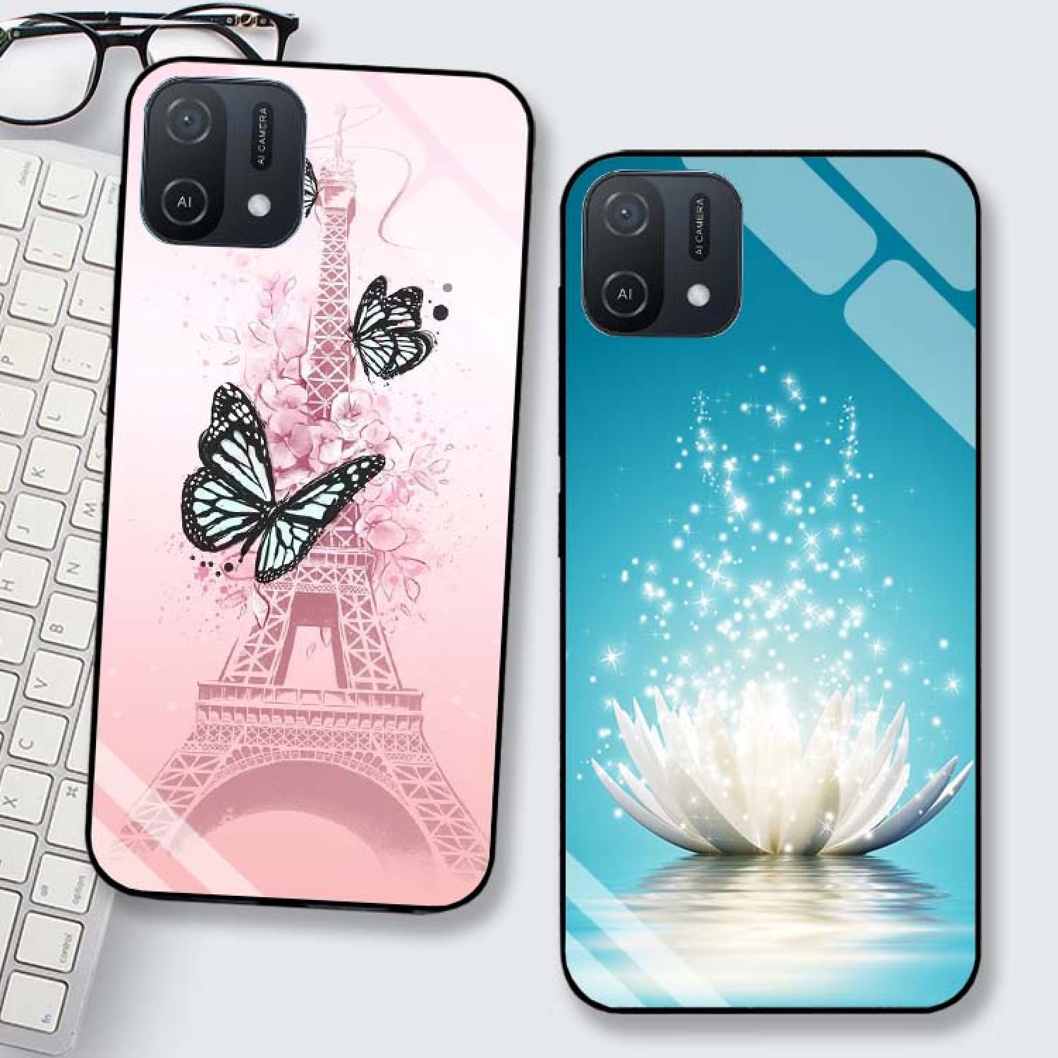Ốp Lưng OPPO A16K Lưng Kính Cường Lực Cao Cấp