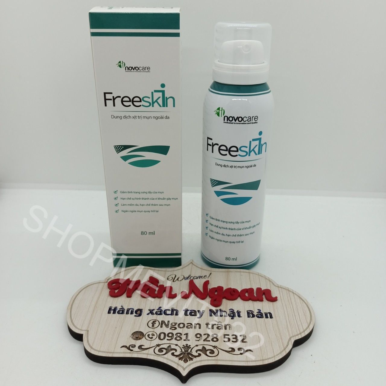 DUNG DỊCH XỊT MỤN FREESKIN LỌ 80ML