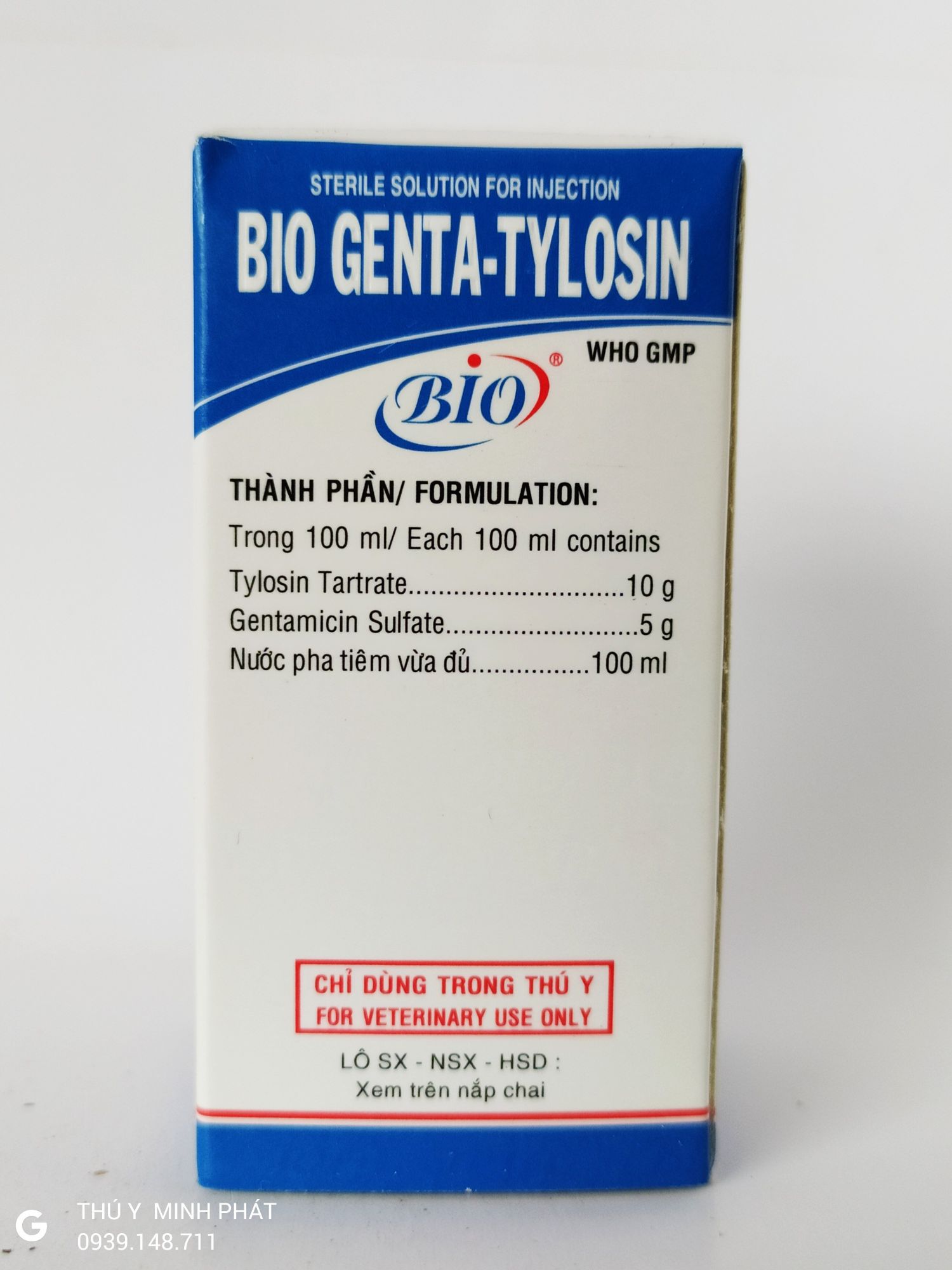 BIO GENTA TYLOSIN CHAI 20ml