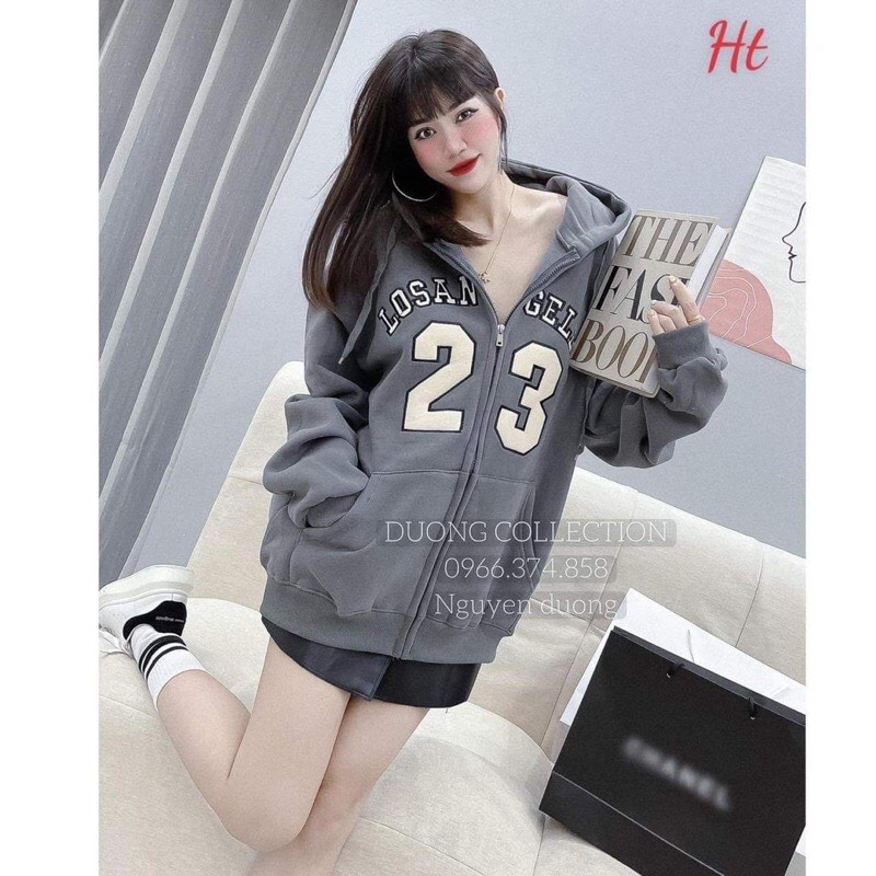 Áo khoá nỉ cooton LOS 23 HT12