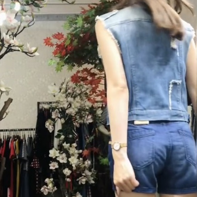 ÁO KHOÁT SÁT NÁCH JEANS NỮ - SJW154 (GI-LÊ)