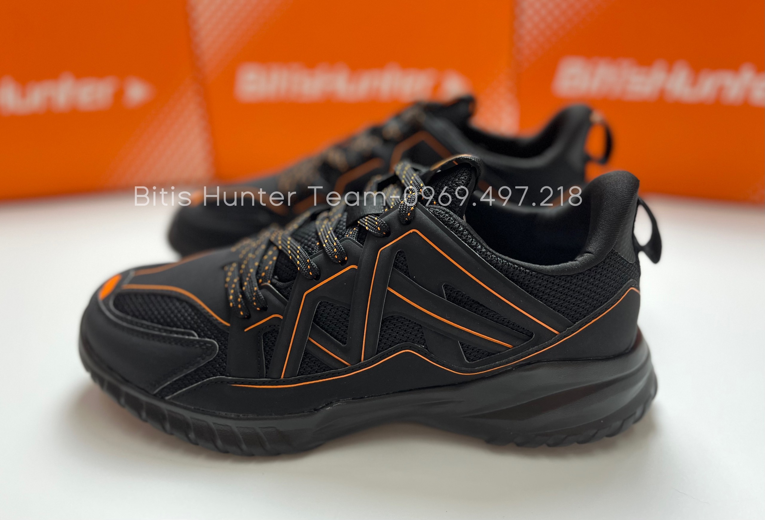 Giày Thể Thao Cao Cấp Nam Nữ Bitis Hunter X Multi Layer - DSMH02800DEN/DSWH02800DEN