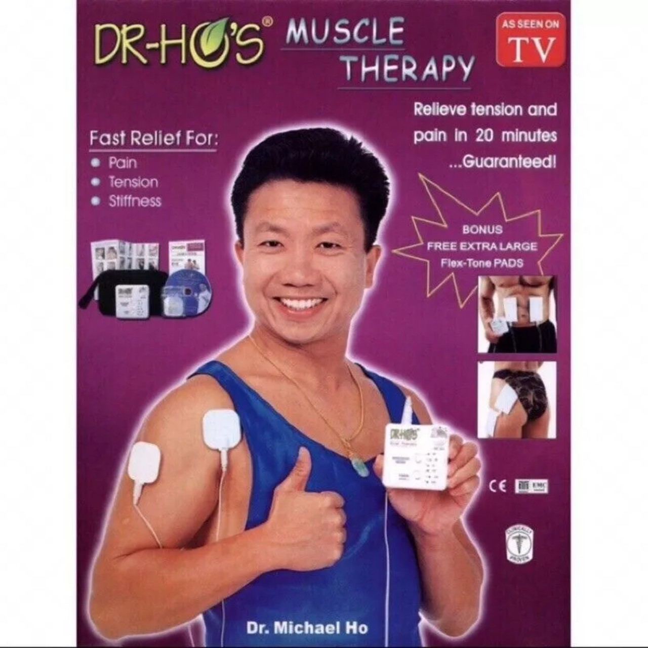 Miếng Dán Xung Điện Cho Máy Massage Dr Ho 1 cặp (2 miếng) [4x4cm][4x6cm][6x9cm][7x11cm][8x12cm]