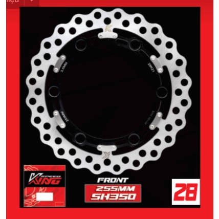 ĐĨA THẮNG DĨA PHANH KINGSPEED 256 MM WINNER 150  MS-10 / MS-28