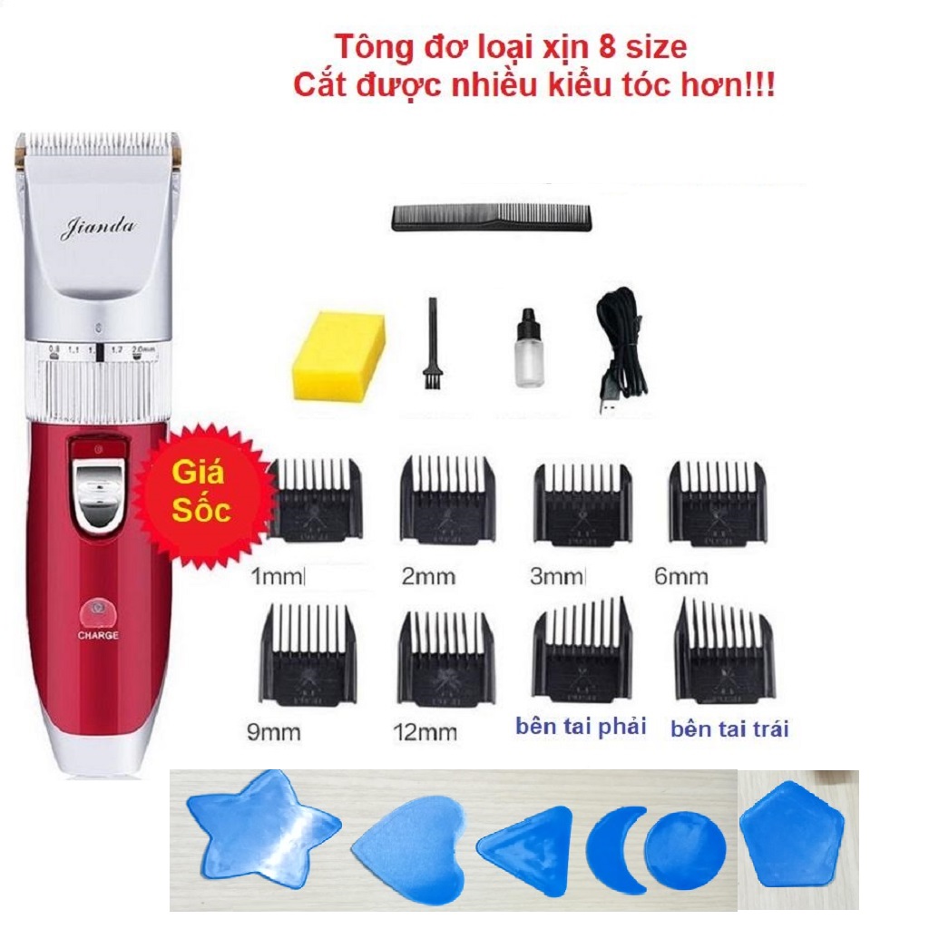 TÔNG ĐƠ HỚT TÓC KHÔNG DÂY– Tông đơ cắt tóc