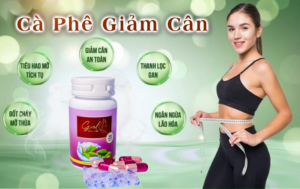 Cafe giảm cân thương hiệu Girl  1 hộp 30 viên