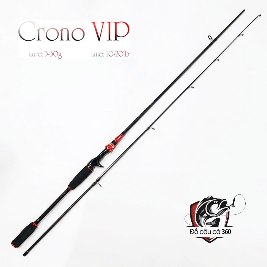 Cần câu máy đứng và máy ngang vip crono cần câu lure carbon cần câu cá cao cấp