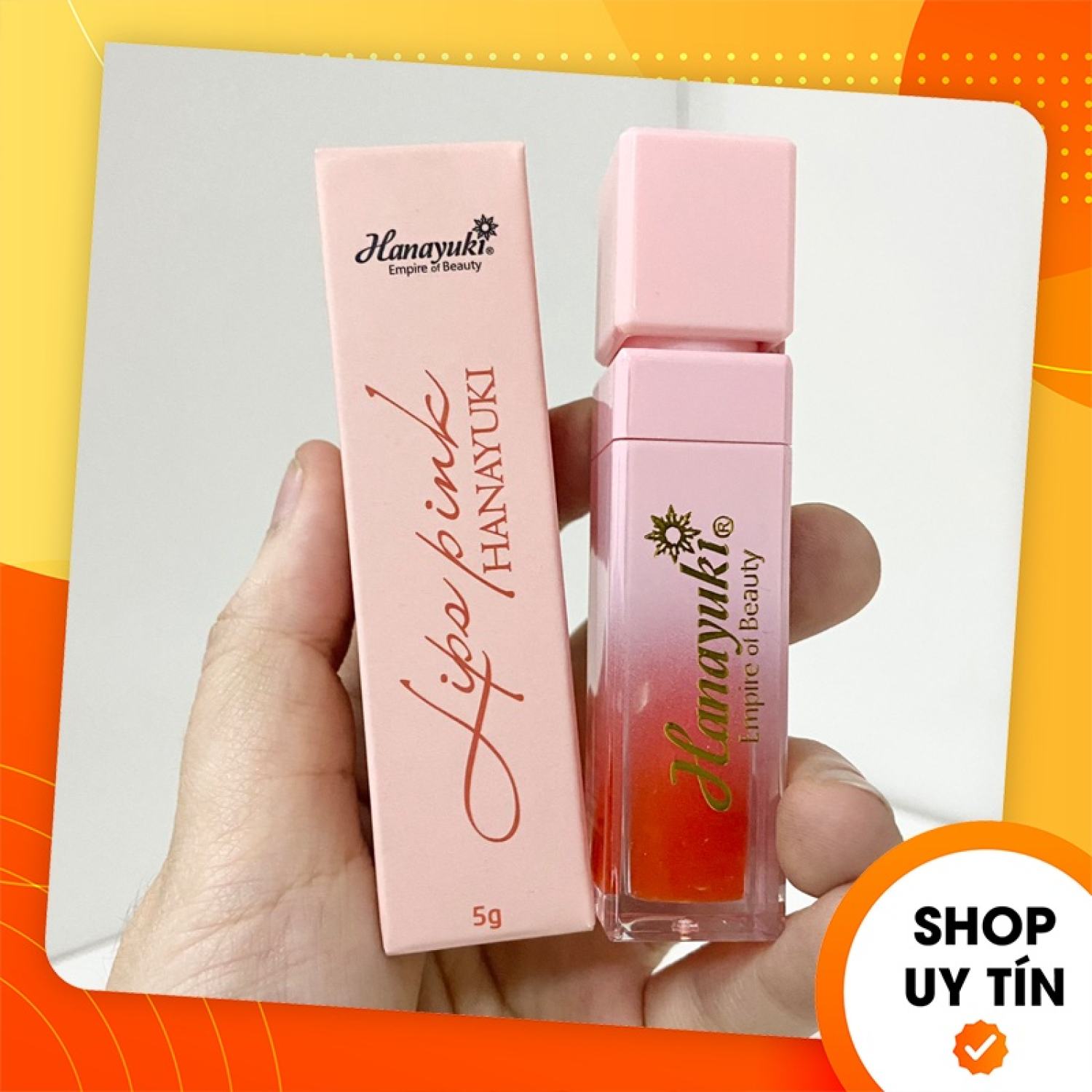 Son dưỡng hồng môi lips pink hanayuki - 8936205370421