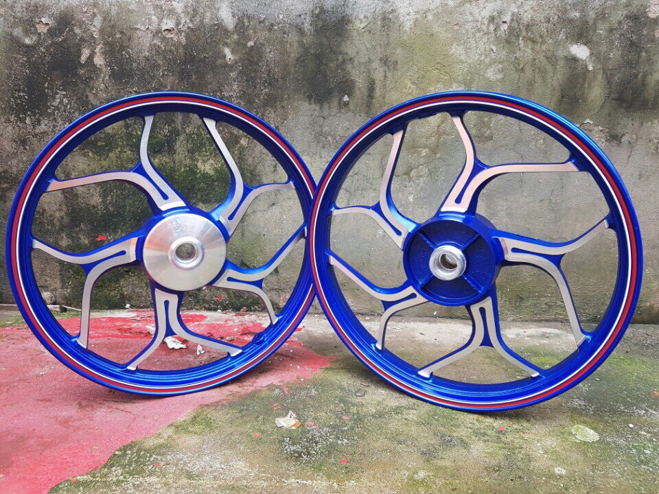 Bộ vành đúc 10 nan asio lắp các loại xe số