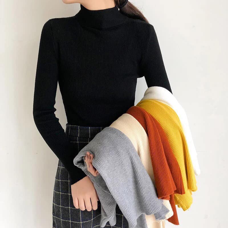 Áo Len Cổ 3 Phân Siêu Giữ Nhiệt