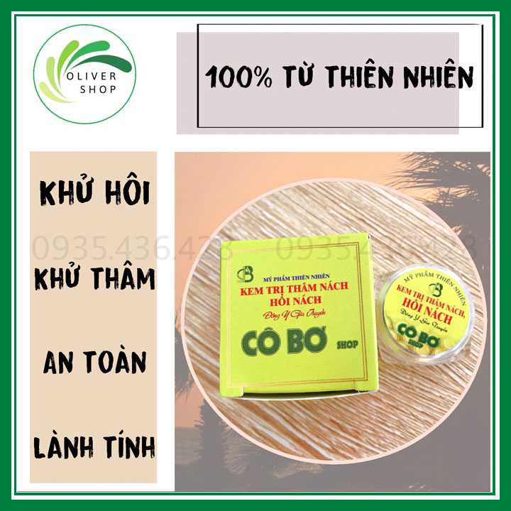 Kem Khử Hôi Nách Thâm Nách ⚡FREE SHIP⚡ Kem Cô Bơ chiết xuất từ thiên nhiên - An toàn, lành tính kể cả mẹ bầu, bỉm sữa