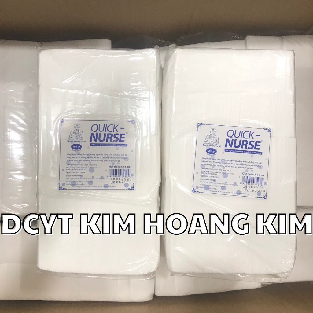 Gòn vuông Quick Nurse 500gram