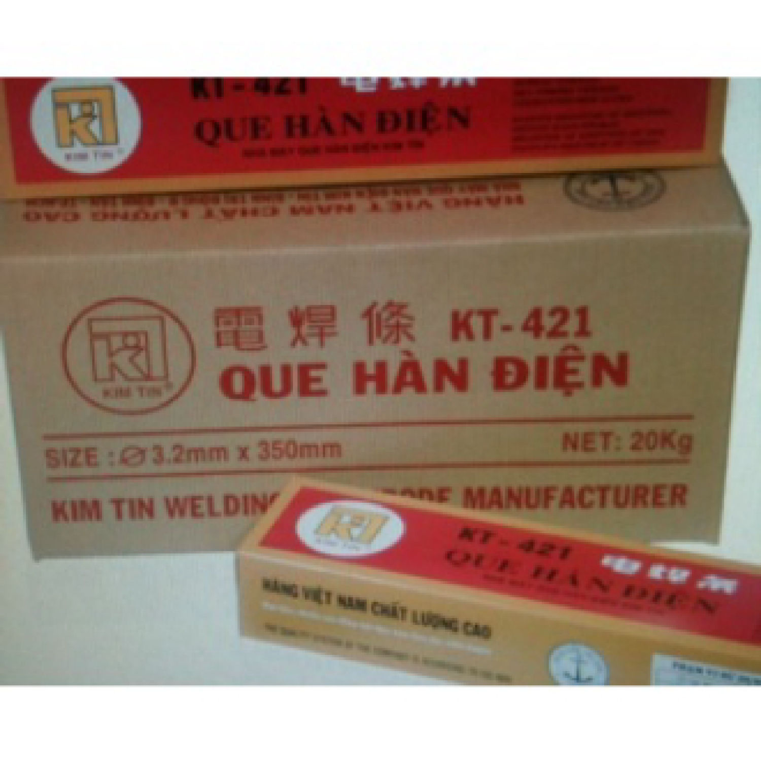 Que hàn kim tín 2.5 - 3.2mm que hàn sắt (bó nguyên cuộn)