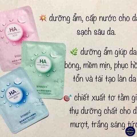 Mặt nạ giấy HA cấp ẩm, trắng da