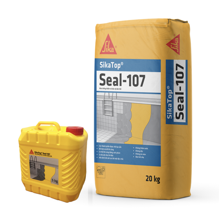 Sika Topseal 107 - Chống thấm 2 thành phần polymer siêu dẻo