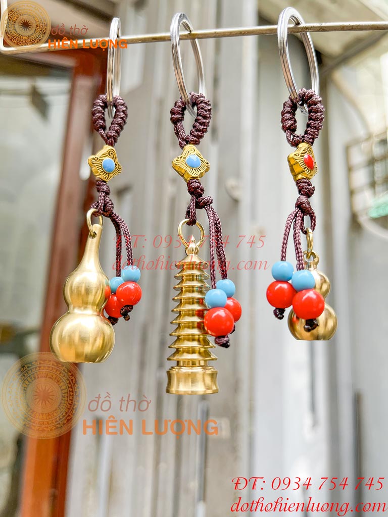 Móc Khóa Hồ Lô Bằng Đồng