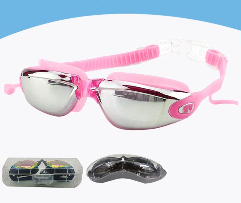 Kính bơi tráng gương chống tia UV, dành cho người lớn, trẻ em - Cao cấp