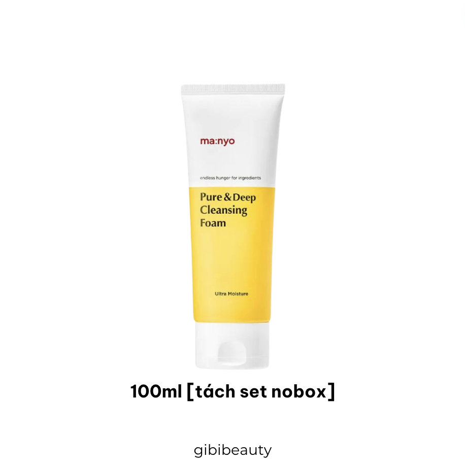 Sữa rửa mặt MANYO Pure And Deep Cleansing Foam