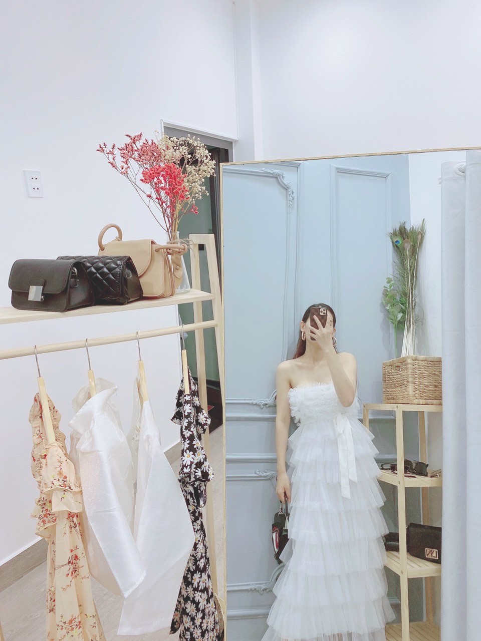 [Hàng cao cấp] [Rẻ vô địch] [Có sẵn hàng] ĐẦM TẦNG LƯỚI CÚP DÁNG DÀI