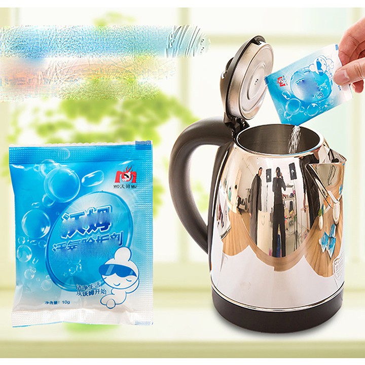 Bột tẩy cặn ấm cốc chén bình nước đánh bóng siêu tốc