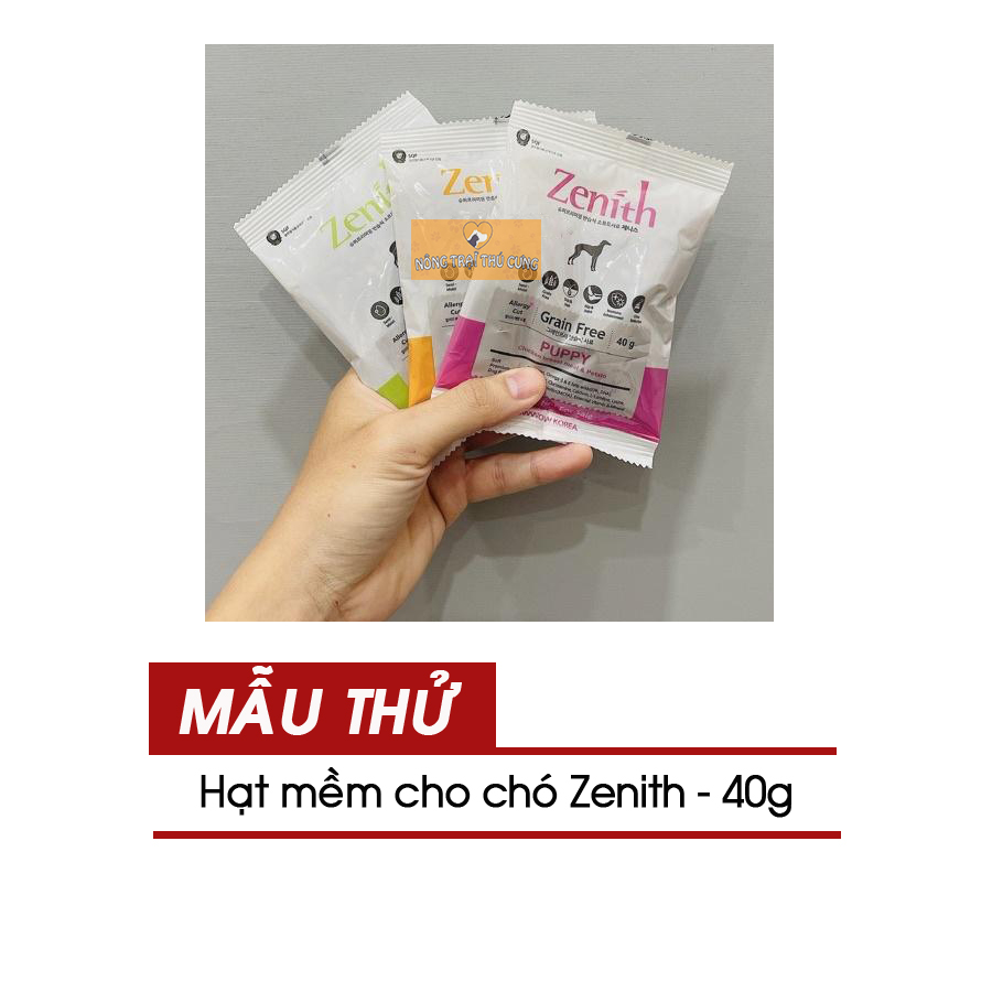 Mẫu Thử Hạt Mềm Zenith Cho Chó 40g - [Nông Trại Thú Cưng]
