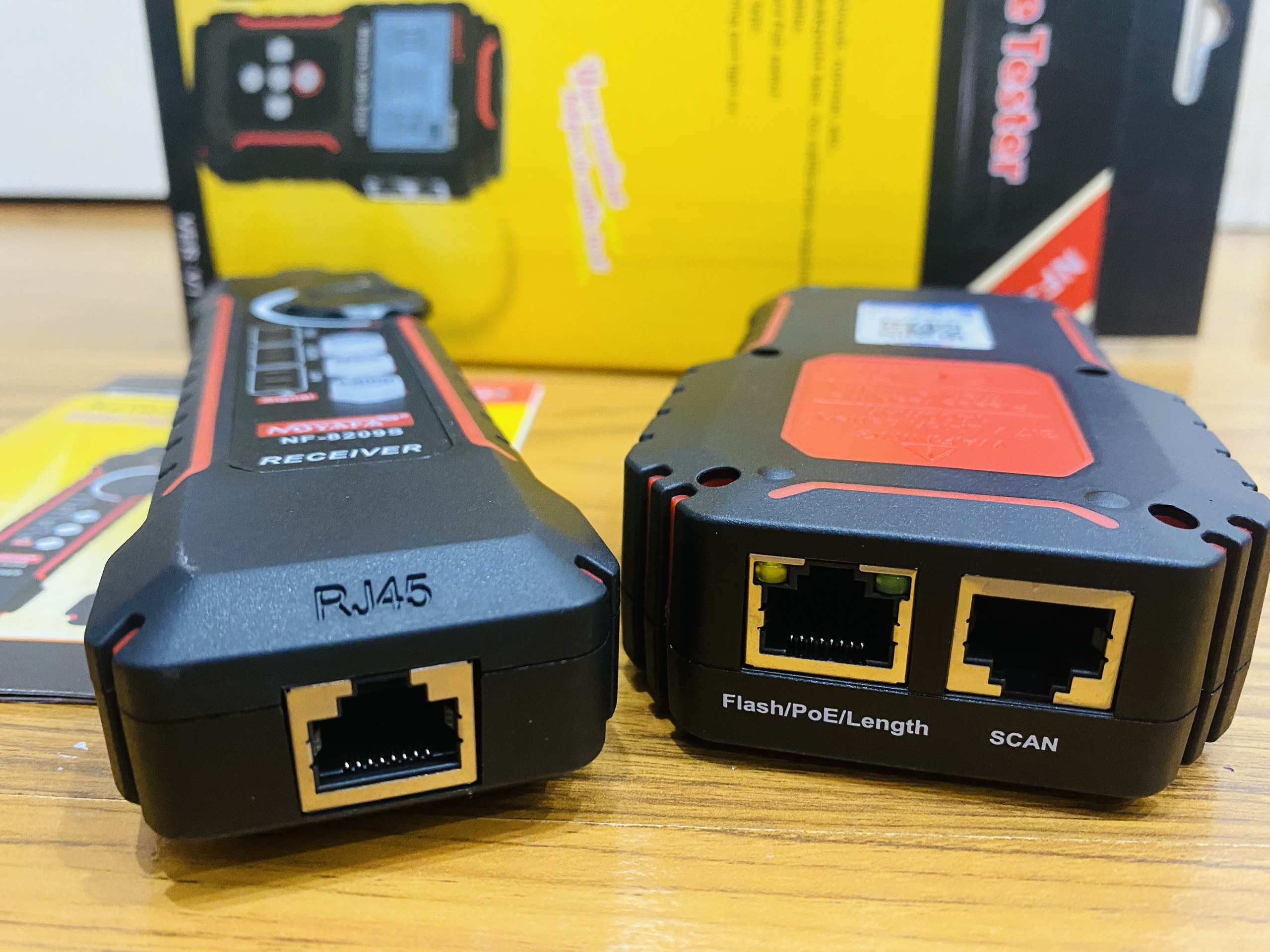 Máy test mạng NF-8209S Noyafa POE dùng sạc Type C