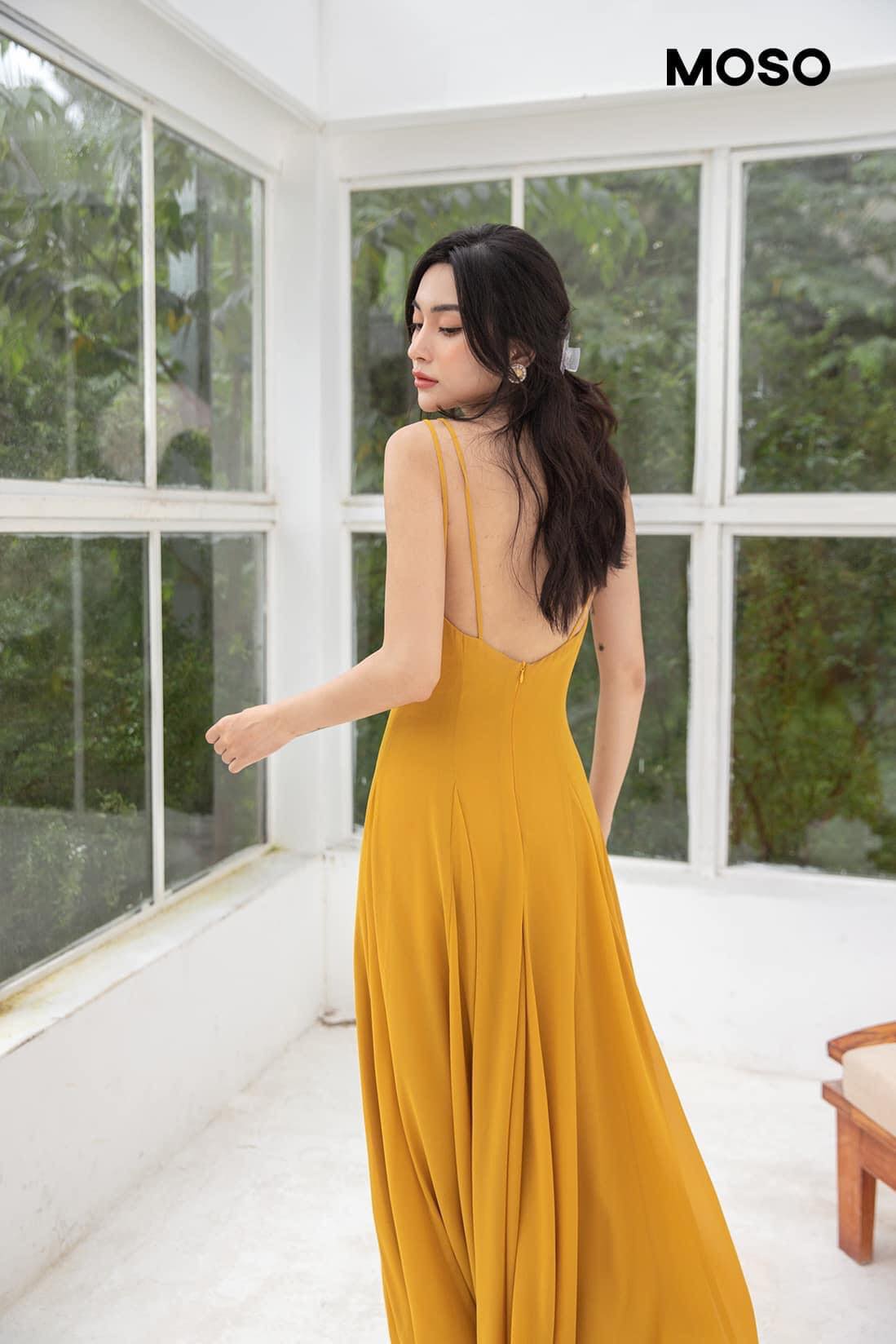 ĐẦM MAXI VÀNG