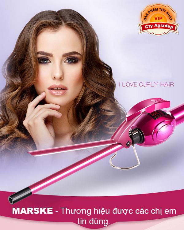 Dụng cụ uốn tóc, duỗi tóc M5222 Marske trục dài làm được mọi kiểu tóc - Cao cấp nhập khẩu