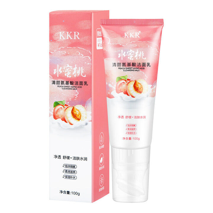 Sữa rửa mặt KKR TRÁI ĐÀO CÓ ĐẦU CỌ