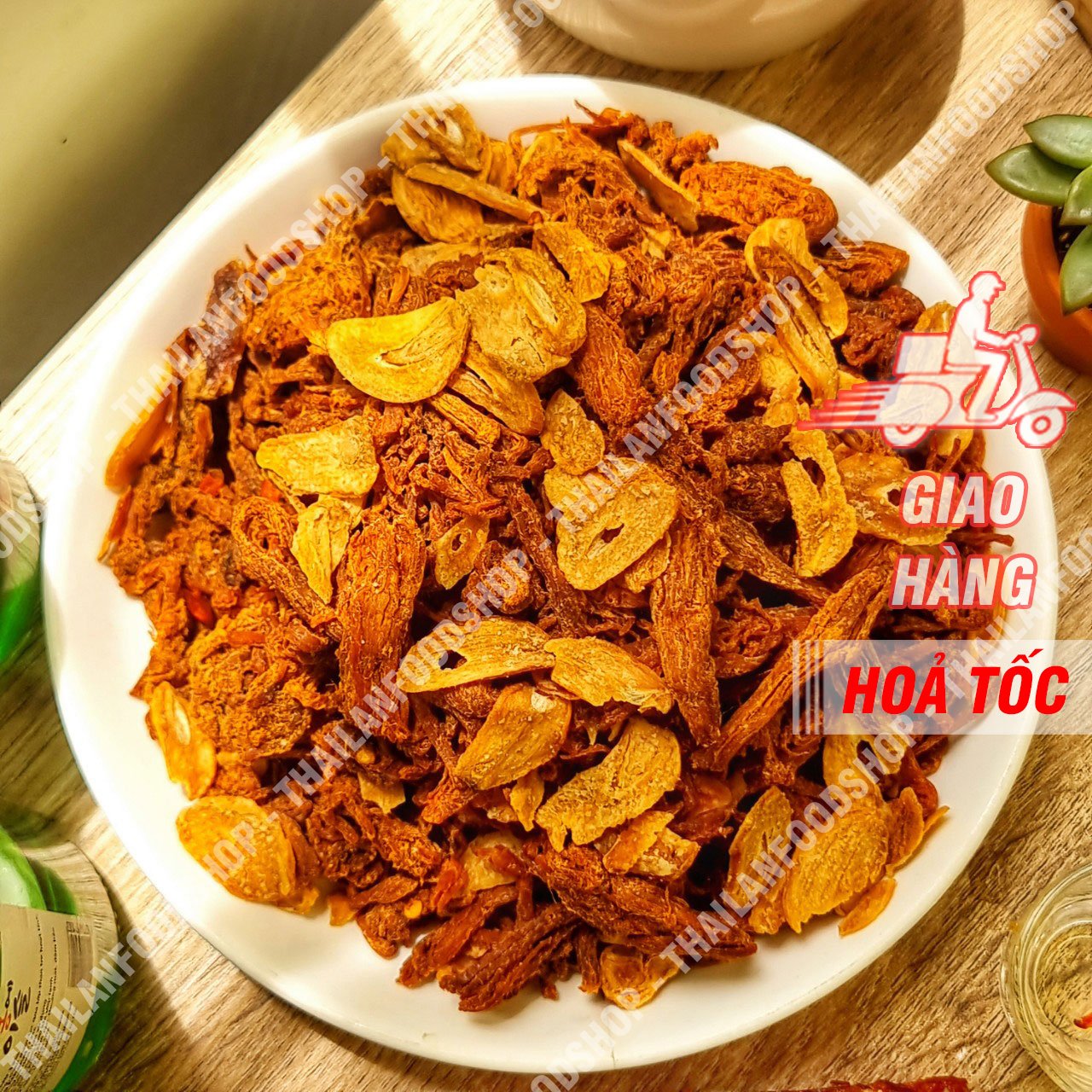 Khô Heo Cháy Tỏi - Hộp 500gr
