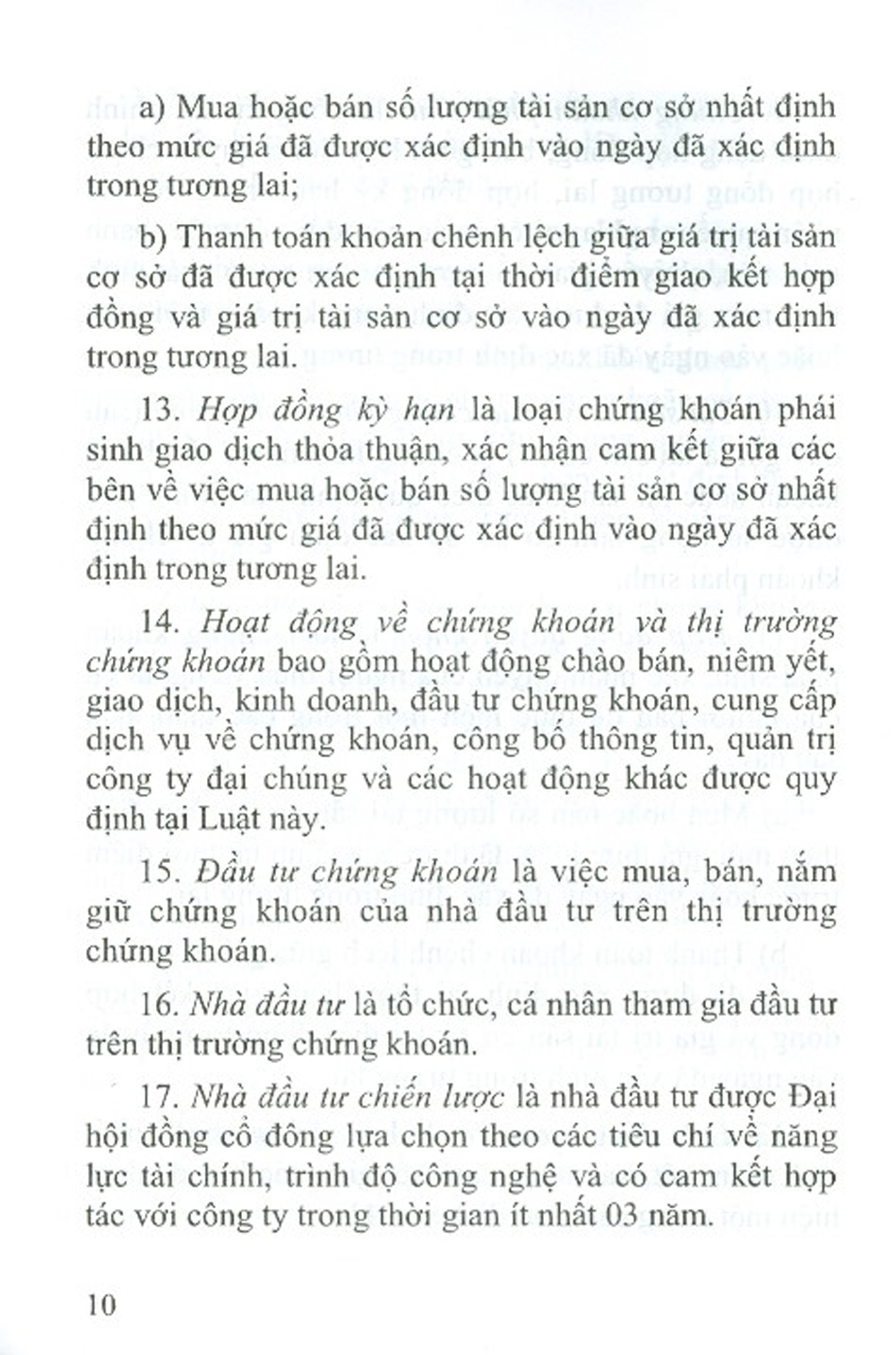 Luật Chứng Khoán Năm 2019