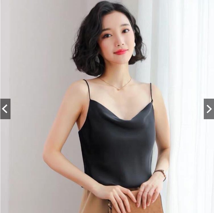 Áo 2 dây voan trơn