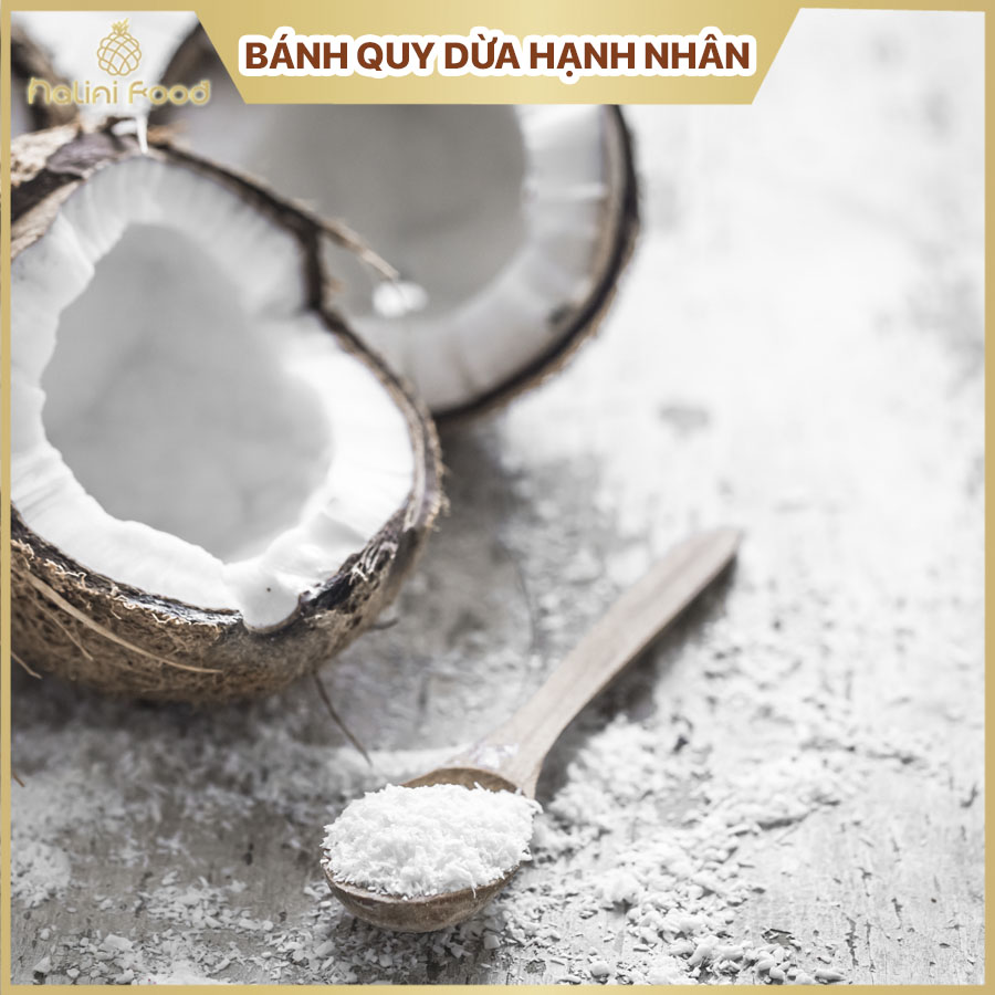 Bánh quy dừa hạnh nhân ít ngọt - 200GR