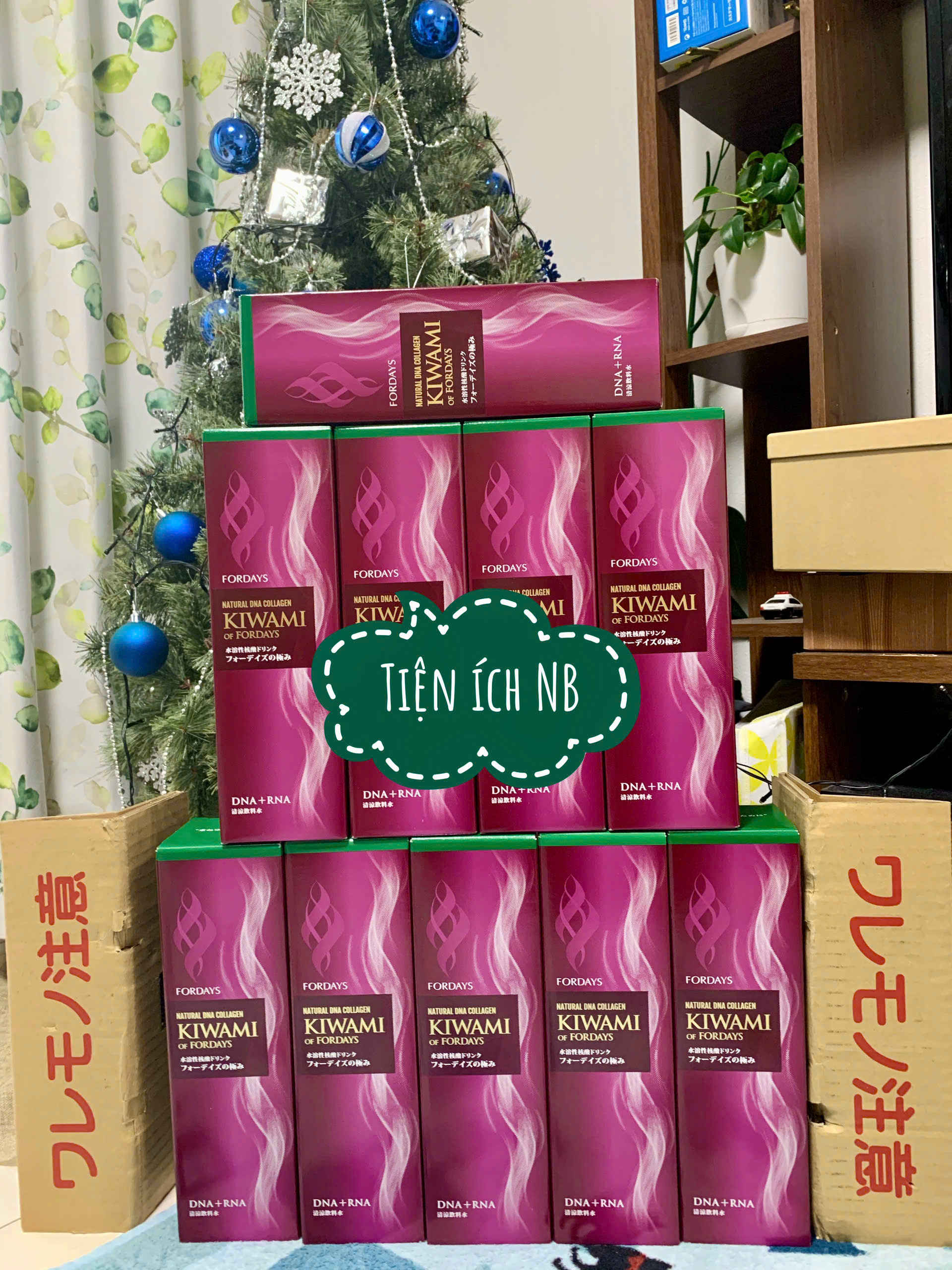 Nước uống tế bào gốc Natural DNA Collagen - KIWAMI of Fordays-Nhật 