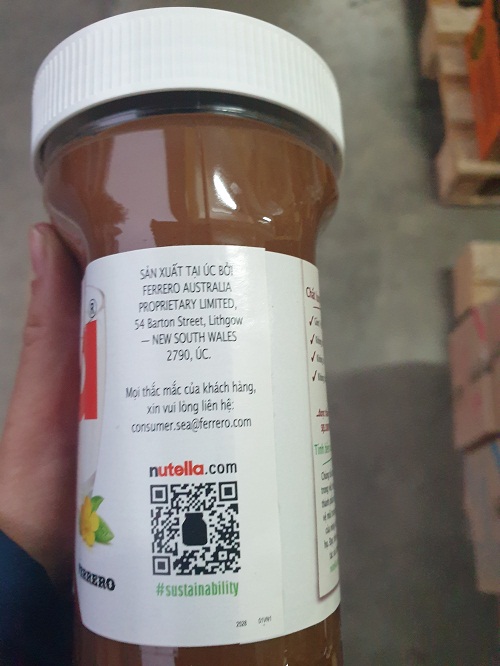 Hạt Phỉ Phết Cacao Nutella 350G nhập khẩu Úc