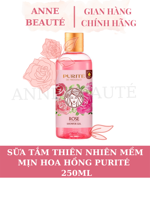 [HCM](KÈM QUÀ TẶNG) Sữa Tắm Mềm Mịn Hoa Hồng Purité