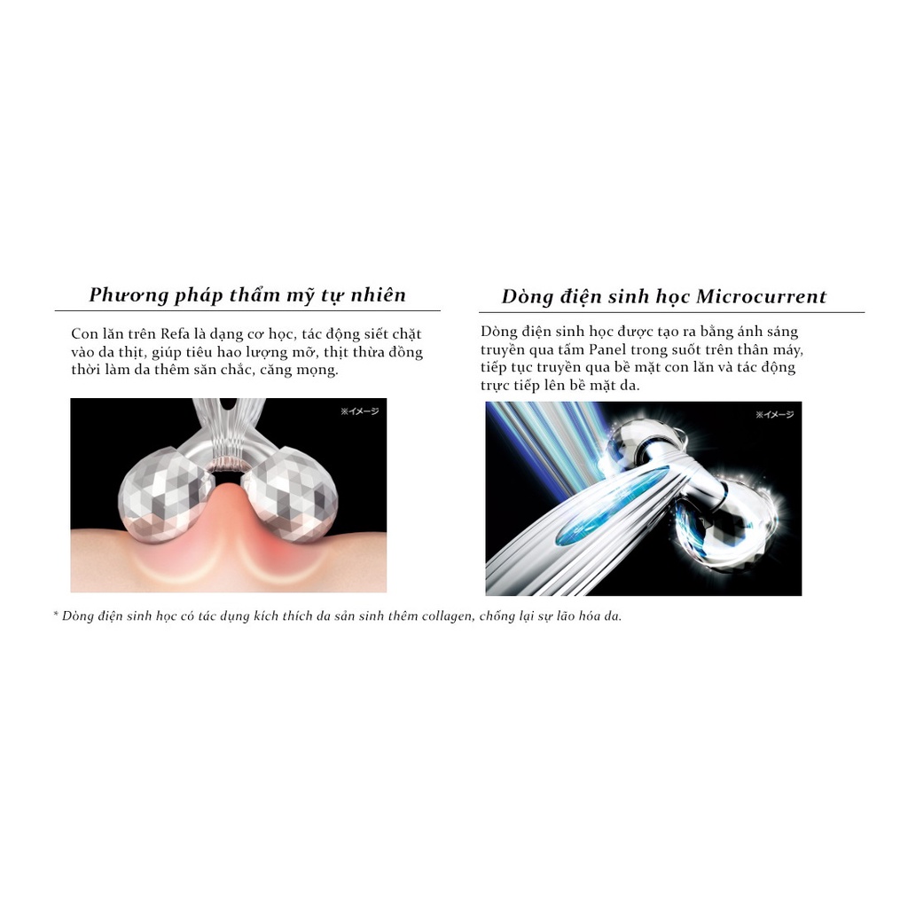 [CÓ SẴN] Máy Massage Refa Carat Ray Face - Con Lăn Massage Cho Mặt Body