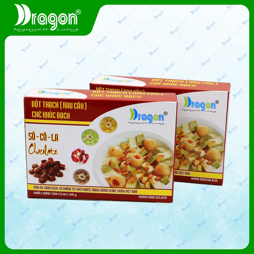 Bột Thạch Chè Khúc Bạch Socola Dragon 106gram