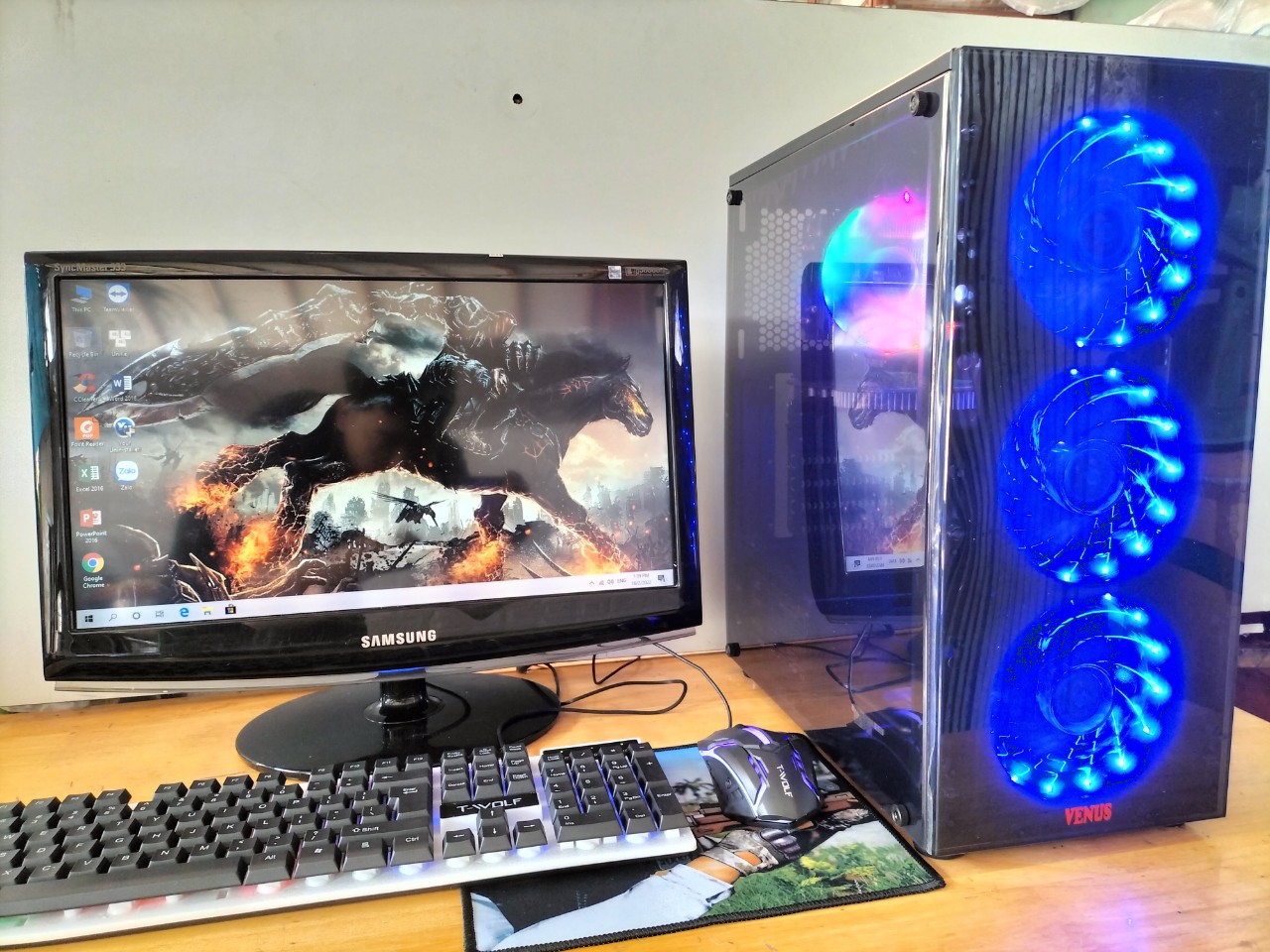 Bộ PC GAMING Chơi Game, Case Thùng LED Đẹp.