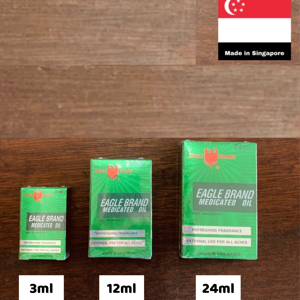(3ml) Dầu xanh con ó Eagle Brand nhập khẩu Singapore