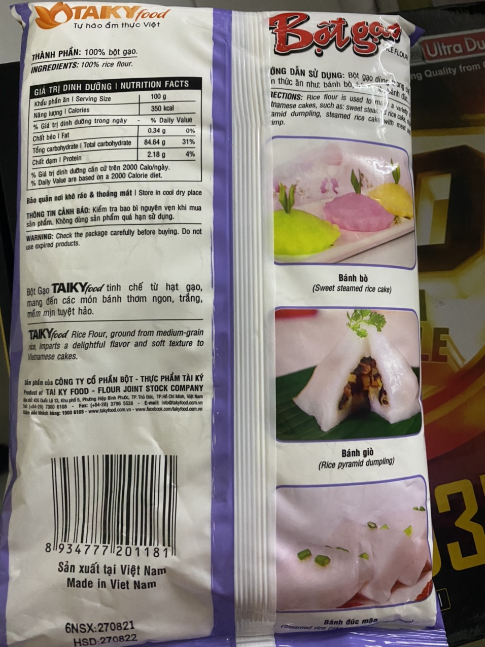 Bột gạo Tài Ký gói 400g