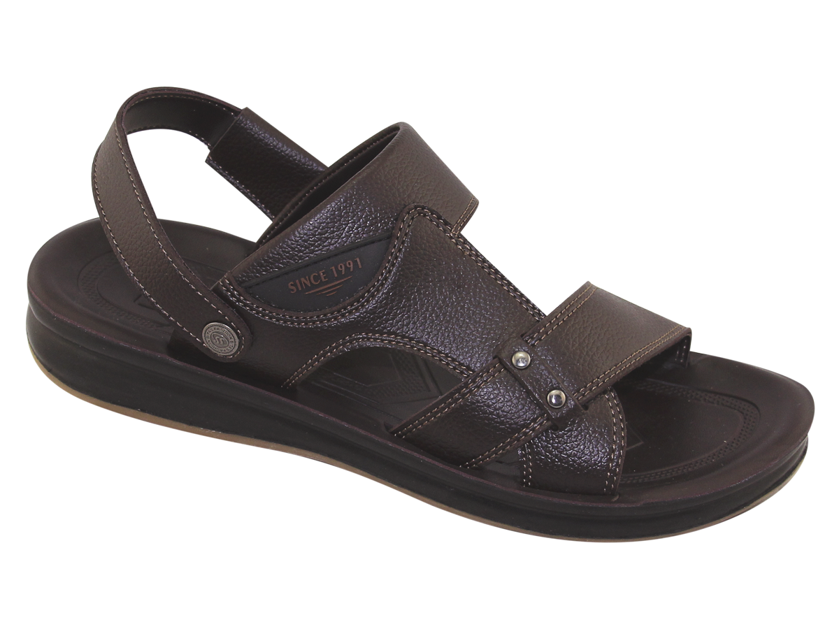 SANDAL ĐẾ BẰNG NAM Bita's SUM.102 (Đen + Nâu + Vàng bò)