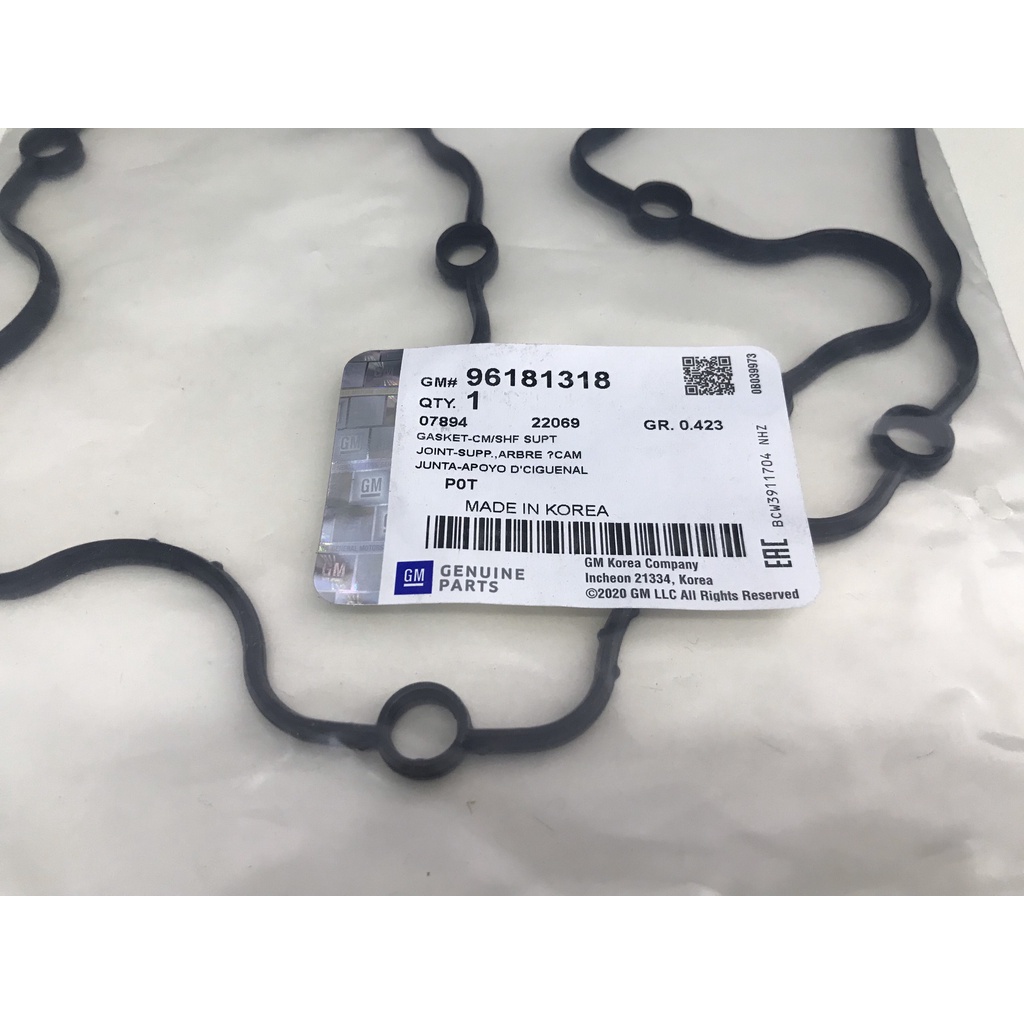 Gioăng nắp giàn cò / giàn cam [Xịn GM chính hãng] LANOS, GENTRA  1.5, AVEO 1.5... I Mã PT 96181318