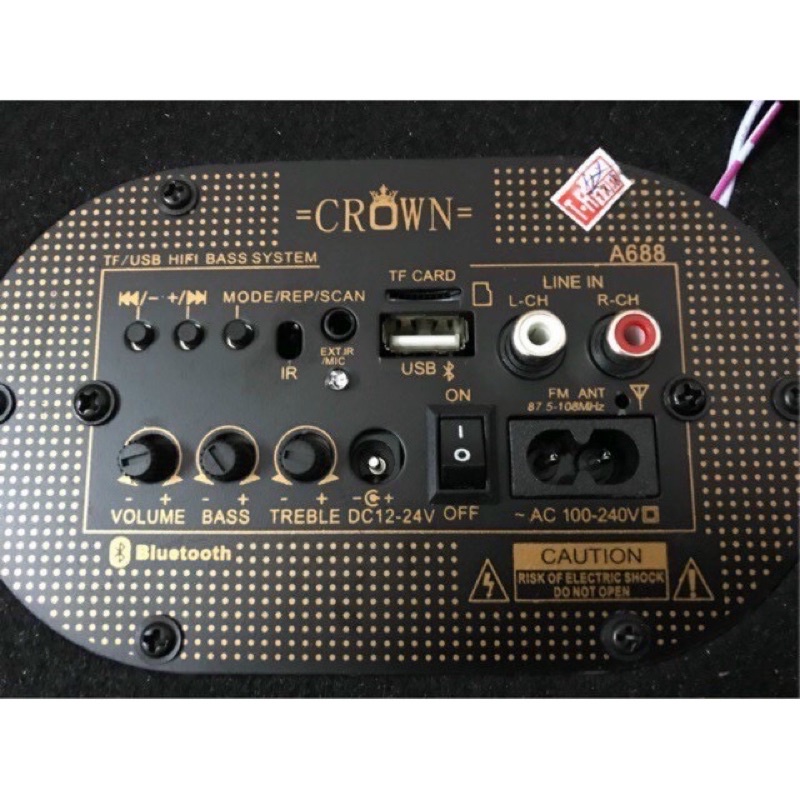 Loa bluetooth CROWN 10 tròn / Crown 10 vuông