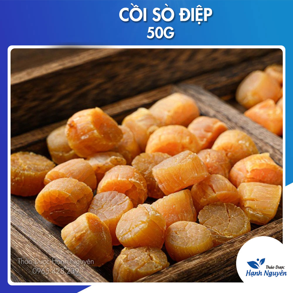 Cồi sò điệp khô Phan Thiết 50g - Thảo dược Hạnh Nguyên