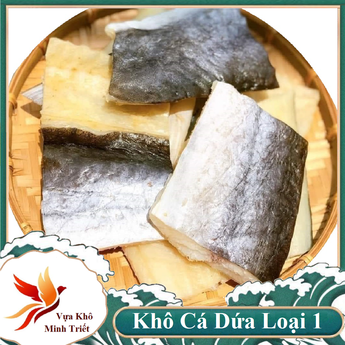 1KG KHÔ CÁ DỨA THIÊN NHIÊN MIỀN TÂY - Đồ ăn vặt