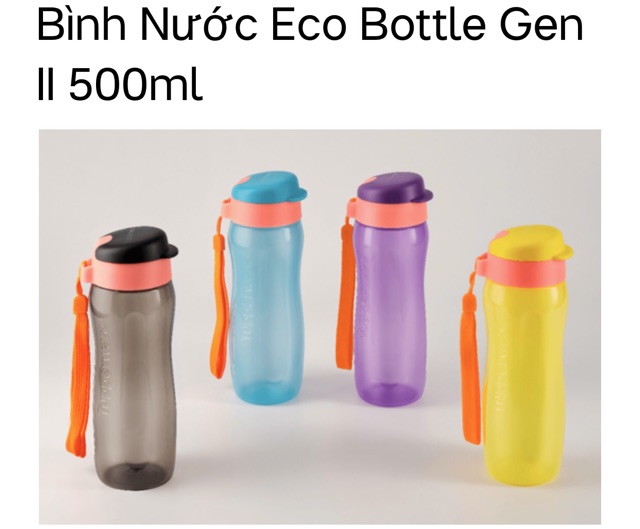 Bình Nước Eco Gen 2 310Ml 500ml 750ml