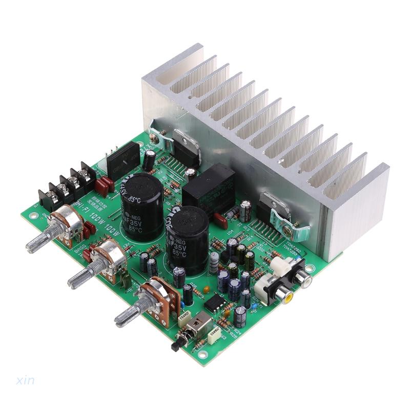 Mạch khuếch đại công suất TDA 7294 100W x 2 - Điều chỉnh Volume, Treble, Bass
