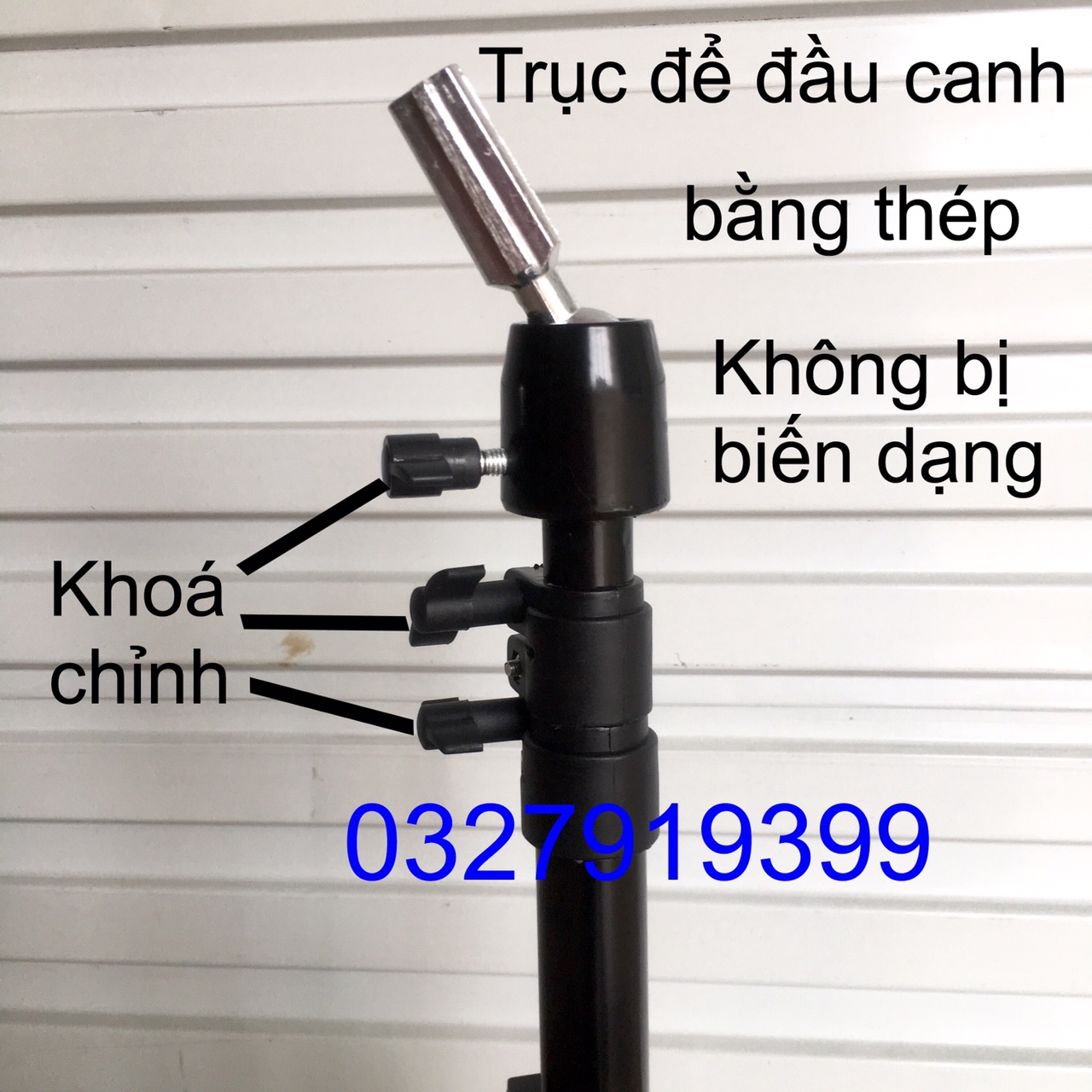 Chân giữ đầu canh học cắt tóc cao cấp B200 - Chân thép